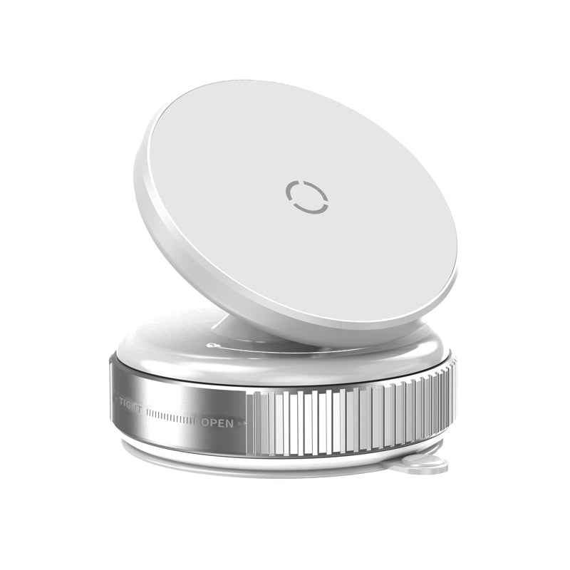 Soporte Magnético Mecánico de Vacío para Teléfono en Coche, Montura Giratoria con Ventosa Fuerte para Teléfonos Universales