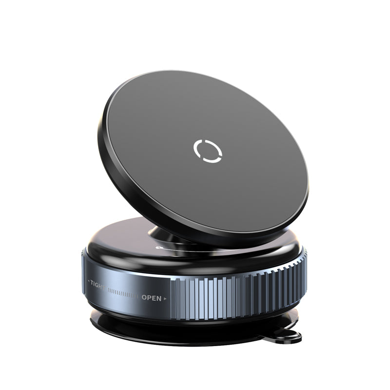 Soporte Magnético Mecánico de Vacío para Teléfono en Coche, Montura Giratoria con Ventosa Fuerte para Teléfonos Universales