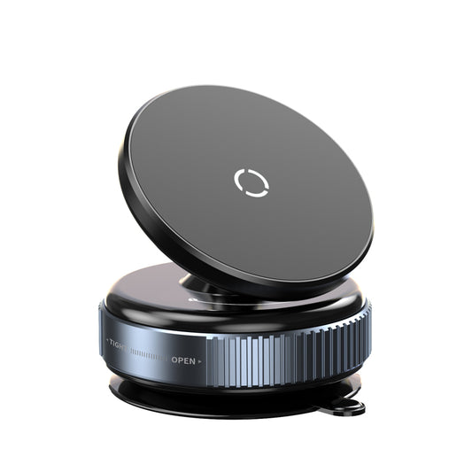 Soporte Magnético Mecánico de Vacío para Teléfono en Coche, Montura Giratoria con Ventosa Fuerte para Teléfonos Universales