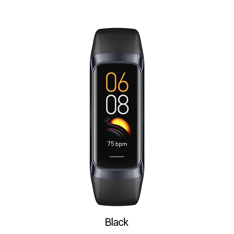 Reloj Inteligente C60 con Pantalla AMOLED de 1.1", Monitor de Ritmo Cardíaco, Presión Arterial y Oxígeno, Pulsera Deportiva Impermeable con Medición de Temperatura Corporal