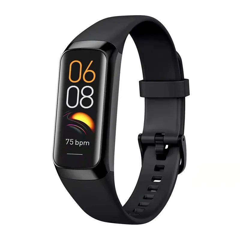 Reloj Inteligente C60 con Pantalla AMOLED de 1.1", Monitor de Ritmo Cardíaco, Presión Arterial y Oxígeno, Pulsera Deportiva Impermeable con Medición de Temperatura Corporal